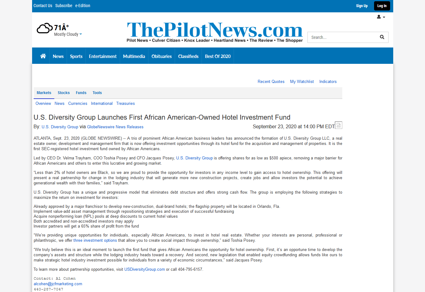 The Pilot News (Plymouth, IN)